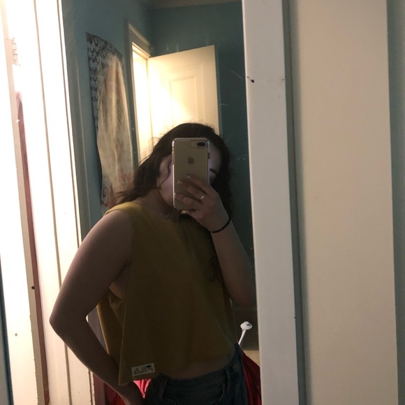 cropped retro fila jersey, reversible (NWT!!) - Picture 3 of 4